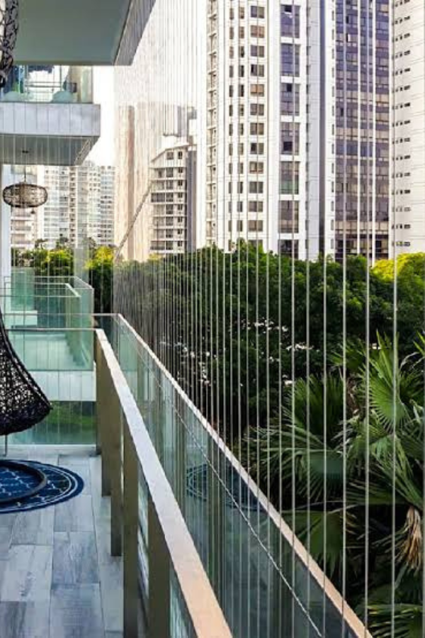 Invisible Grills for Balcony