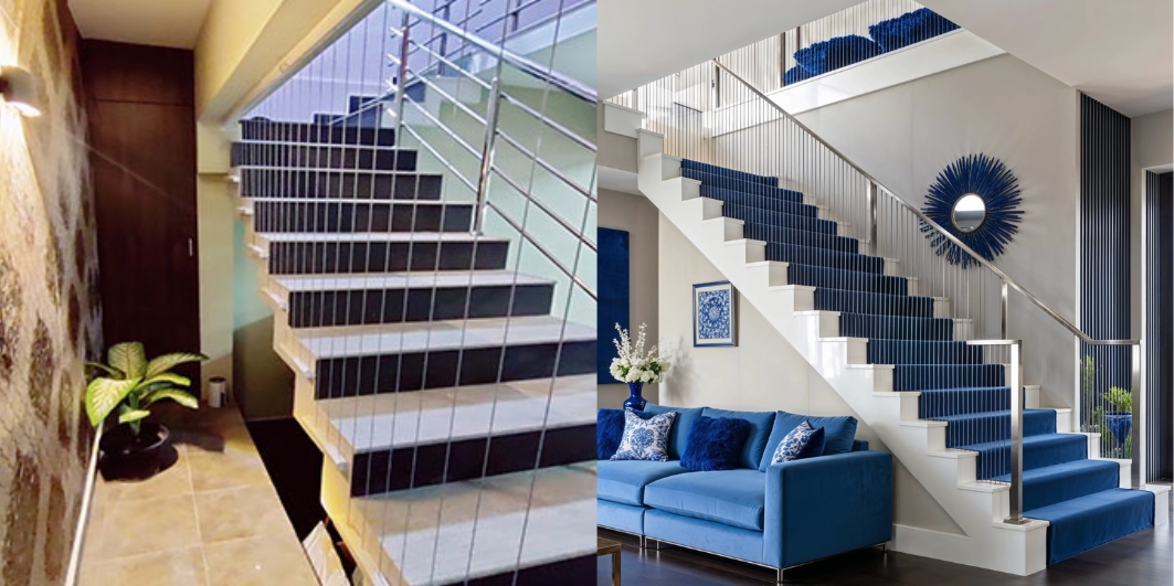 Invisible Grills for Staircase